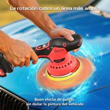 Pulidora Orbital Inalámbrica De Doble Acción 6inch 5500rpm - Tipo de Enchufe A USA (110-127V) - Ver 4
