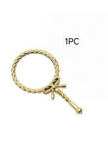 1/3/15pcs,Decorations, Figurines, And Gifts For The Saudi National Day Celebration.Thick And High-Quality Retro European Style Single-Sided Portable Mini Mirror With Metallic Luster, Paired With Lace Bow And Mini Dried Flower, Equipped With Butterfly Handle, Suitable For Wedding Souvenirs, Blessing Gifts, Makeup, Travel, Camping, And Is A Gift For Colleagues And Students. May God Bless You With Happiness Through This Mirror. - Multicolor - View 11