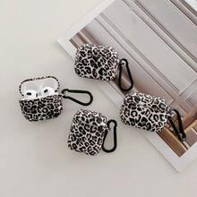Cheetah,Leopard Print Leopard Print Soft Silicone Protective Case For Apple Bluetooth Earphones, Foldable And Lightweight - Multicolor - View 5
