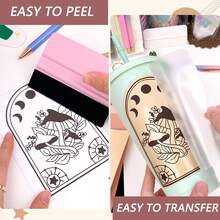 22 piezas de láminas de vinilo permanente en colores surtidos, paquete de vinilo permanente de 12 x 10 pulgadas, excelente para proyectos de manualidades DIY, fácil de cortar y transferir, para decoración del hogar, tazas de café, letreros, letras, pancartas, gráficos de ventana