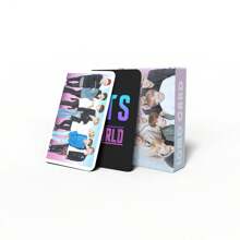 OUZEY 55 piezas - Tarjetas LOMO de celebración del 10mo aniversario de BT21 de KPOP. Tarjetas LOMO personales del nuevo álbum ECHO de JIN. Apoyo a las tarjetas LOMO del nuevo álbum "Proof" de Bulletproof. JUNG KOOK. Tarjetas LOMO de alta definición de doble cara de la banda masculina de música. Tarjetas coleccionables para fans. Regalo de San Valentín o cumpleaños que se puede dar a amigos. - Multicolor - Ver 13