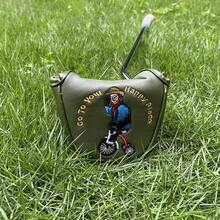 1pc Golf Club Head Cover, Golf Putting Cover, Golf Club Accessories, Durability And Practicality, The Best Choice For Protective Covers. - Dark Green - View 2