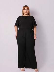 Plus Size Women Tops - màu đen - Xem 5