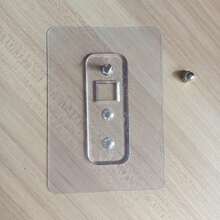 Juego de ganchos de pared de moda sin perforación, con opciones de fijación adhesiva y de tornillo resistente, ganchos de pared de plástico y metal de fácil instalación y multiusos para marcos de fotos, decoración - ganchos adhesivos sin daños