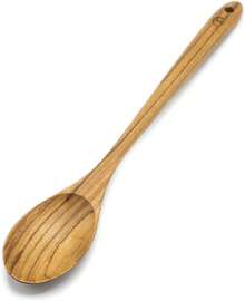 FG-Soup Spoons13.5 Teak , Wooden, Mixing  Handcft Fm Teak |   Healthy And H Moist Resistance Non Stick Okredinnerware Gold Spoon