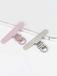 手机系绳片，360° 旋转超薄 0.2 毫米弯曲设计通用不锈钢手机挂绳金属贴片 - 彩色 - 查看 14