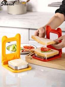 shoxil 1 PIEZA Cortador y sellador de sándwiches - Molde para Uncrustables para niños, molde de bolsillo para sándwiches, accesorios para lonchera, útiles escolares perfectos para preparar el almuerzo y los snacks