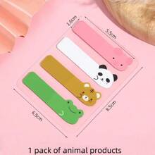 3/1pc Vintage European Style Cute Cartoon Head PET Sticky Notes, Suitable For Student Messages, Office Marking, Teachers, Reusable, Back To School Essential