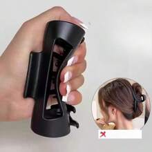 1pc Soft Silicone Hair Claw Ladies' Simple Square Hair Clip Hair Accessory