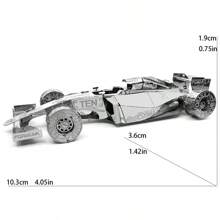 Rompecabezas metálico 3D para ensamblar - Motocicleta, regalo de Navidad