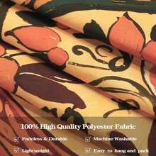 Boho Mandala Tapestry Wall Hanging Bohemian Floral Flower Medallion Tapestry Aesthetic Wall Art Large Green Yellow Hippie  Tapestries, Vintage Wall Decor Banner For Living Room Bedroom Dorm Home Decor(40x30inch/60x40inch/60x51inch/80x60inch) - 橙黃色 - 查看 6