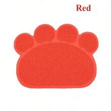 Cat Litter Mat, Pet Toilet Mat, Cat Litter Collection Mat, Pet Feeding Mat, Cleaning Mat, Pet Silicone Paw Print Cat Litter Mat, Pet Anti-Spill Cat Litter Mat - Multicolor - View 10