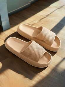 Comfortable Slippers For Women, Summer Outdoor/Indoor House Bathroom Non-Slip Durable Couple Home Slippers, Men Sandals