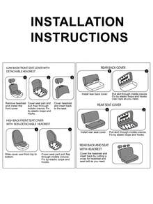 Car Seat Cover Protector Front Seats, For Gym Workout, Running, Swimming, Beach And Hiking, Waterproof Sweat Towel Bucket Seat Covers For Cars SUV Trucks (Black, 1pc) - Navy Blue - View 7