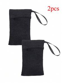 6 件去角质皂保护袋，带挂绳的网状皂盒擦洗器，淋浴泡沫皂网，皮肤去角质和皂盒家居浴室装饰秋季装饰返校 - 均碼 - 查看 15