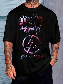 Linkin Park T-Shirt Music Famous Singer International Urban Culture Rock Metal Rock N Roll Famous Band Singer Shirt Blouse Unisex Male Female 100% Cotton Top Premium Streetwear Launch Immediate Shipping Various Colors!! Plus Size - 黑色 - 查看 1