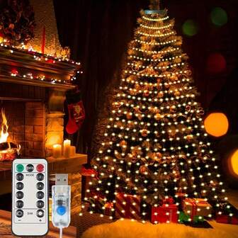 200/280/300 LED 圣诞树灯串，室内和室外装饰，具有 8 种灯光模式，USB 供电，适合家人和朋友的圣诞节礼物圣诞装饰圣诞节装饰圣诞树礼品装饰感恩节婚礼家居装饰家居装饰秋季装饰秋季装饰生日装饰礼品派对用品室内室外花园节日装饰万圣节装饰墙面装饰万圣节饰品圣诞装饰圣诞节装饰圣诞树礼品装饰感恩节婚礼家居装饰家居装饰秋季装饰秋季装饰生日装饰礼品派对用品室内室外花园节日装饰万圣节装饰墙面装饰万圣节饰品