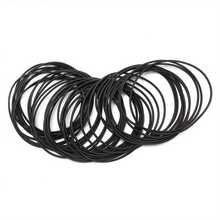 Ring Watch Gasket, Rubber Seals Waterproof Watch Back Set Sealing Repairing Cover Elastic Black Accessories Replacement Washer Round Flexible Repair Parts Tool For Watchmakers Workers