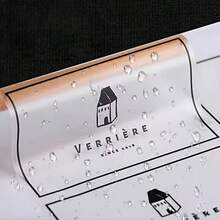 50 Blatt A4 100% transparentes selbstklebendes Papier, Vinyl Aufkleber Papier geeignet für Tintenstrahldrucker & Laserdrucker, wasserfest, kratzfest, abnehmbar | Fantasy Thema, Fenster Dekoration | Transparenter Effekt | Glatte Oberfläche | Halloween Kritzeleien Aufkleber | Weihnachtsdekoration