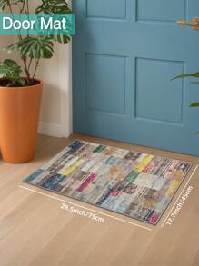 DAJIANG 1 pieza Alfombra grande de área, lavable, alfombra moderna de múltiples estampados abstractos, plegable, fácil de cuidar, adecuada para sala de estar, pasillo, mesita de noche, sala de estar, dormitorio, decoración del hogar, decoración gruesa para entrada, baño, decoración de cocina