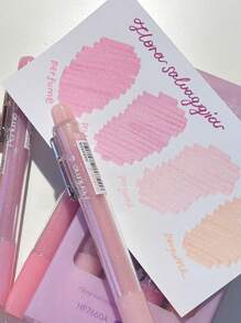 12 Colors Fluorescent Highlighter Pen Set, Fragrant Glitter Pens, Eye-Friendly Marker Pens For Highlighting & Underlining