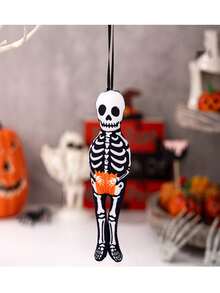 1 件万圣节装饰迷你挂饰黑猫小雕像南瓜派对酒店场景装饰道具，高品质娃娃，派对礼物，毕业礼物，开斋节礼物，手工艺术品，圣诞节礼物，复活节收藏娃娃