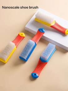 1/2支装纳米刷，多用途软毛刷，洗衣刷，无磨损鞋刷，浴室地板刷，衣物清洁刷，家用软毛鞋刷，长柄衣物刷，清洁刷，清洁板刷，家用适用