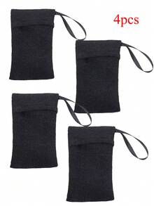 6 件去角质皂保护袋，带挂绳的网状皂盒擦洗器，淋浴泡沫皂网，皮肤去角质和皂盒家居浴室装饰秋季装饰返校 - 均碼 - 查看 14