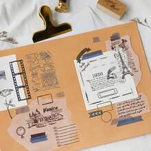 50/500张A5描图纸，半透明纸，适用于书写、复印、拼贴、艺术创作、返校用品 - 彩色 - 查看 3