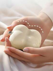 1pc Portable Pill Organizer Cute Cloud Shaped Mini Portable Packaging Box Travel Medicine Case For Purse Or Pocket, Clear Grid Storage For Daily Medication Management, Pill Box For Purse - Multicolor - View 3