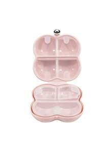 1pc Portable Pill Organizer Cute Cloud Shaped Mini Portable Packaging Box Travel Medicine Case For Purse Or Pocket, Clear Grid Storage For Daily Medication Management, Pill Box For Purse - Multicolor - View 11