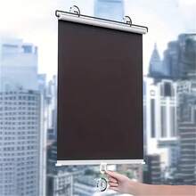 1 pezzo Tenda parasole espandibile e termoisolante, tenda per finestra portatile senza foratura, adatta per ufficio, veranda, auto, cucina, balcone, soggiorno, tenda a rullo oscurante con protezione UV