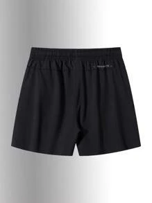 Men's 3/5 Bermuda Shorts, Quick-Drying, Breathable, Elastic Muscle Shaping, Iron Dog Brand, Deep Squat Size