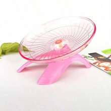 1 pieza Rueda de ejercicio silenciosa para hámsteres, adecuada para hámsteres, ratones, erizos, loros y otras mascotas pequeñas para correr y jugar - Multicolor - Ver 11