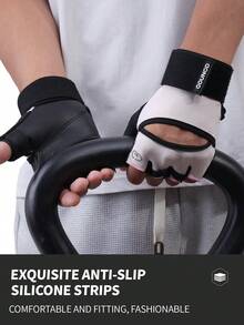 GOUNOD 健身护掌，男女适用，轻质健身手套，适合举重、骑自行车、锻炼、训练、引体向上和划船。