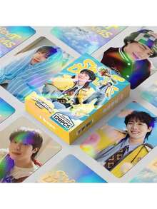 V JIMIN JHOPE RM JIN 124张（60张全息卡+64张贴纸）/ 92张（60张LOMO卡+32张贴纸）/ 55张 / 30张，ROSE APT. 124张（60张全息卡+64张贴纸）/ 92张（60张LOMO卡+32张贴纸）/ 55张 / 30张，JENNIE LISA BP 55张，V JIMIN JHOPE RM JIN 55张小卡收藏套装 - 粉丝剪贴簿套装，K-Pop BLINK 生日礼物 | 带展示盒的交换卡，书签套装 - 彩色 - 查看 48