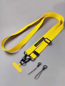 1 pieza Cordón ajustable de doble uso para hombro/cuello, resistente para exteriores, compras, viajes, senderismo, se ajusta a estuches de teléfono anchos, diseño de abeja - Multicolor - Ver 12