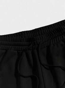 Men's Eagle Graphic Casual Short Sleeve T-Shirt And Pants Set