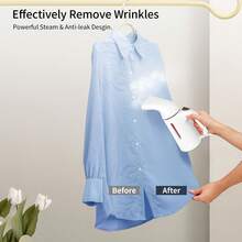 1pc Garment Steamer, Handheld Clothes Steamer, Portable Travel Steam Iron, Portable Garment Steamer, Quick Heating, Multi-Functional Powerful Steamer, Suitable For Home And Travel - View 4