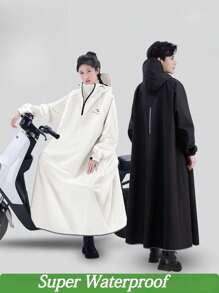 1件新款时尚便携雨衣，长款全身轻便防水防风雨衣，男女通用雨夹克 - 加厚多功能带帽雨衣，透气易收纳，是旅行、骑行、徒步和户外活动的理想之选，男女皆宜 | 新品热销，保暖，闺蜜节，小狗，嘉年华