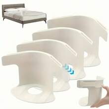 4 paquets d'ancres de drap de lit robustes - attaches de matelas antidérapantes avec pinces en forme de C et bandes transparentes (ajustement universel, attaches invisibles sans aiguille, des coins)