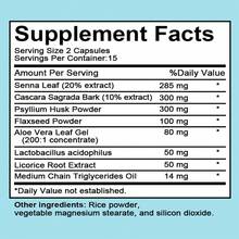 15 Day Cleanse - Gut And Colon Support | Caffeine Free | Advanced Formula With Cascara Sagrada, & Psyllium Husk | 1 Bottle Of 30 Capsules - 1瓶 - 查看 2