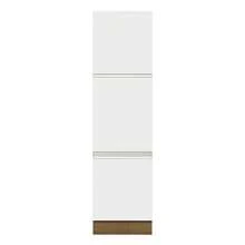 Despensero Alacena Multiuso Organizador Madesa 3 Puertas Color Marrón y Blanco - Marrón y Blanco - Ver 9