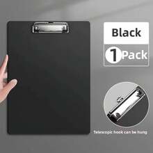 Portapapeles A4 impermeable, bloc de escritura, carpeta de archivos, soporte para documentos, suministros escolares - Azul-2 - Ver 8