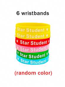 hoojojo 5pcs/Set Gelang Warna-warni, Gelang Penghargaan Siswa, Penghargaan Siswa Berprestasi, Perlengkapan Kembali ke Sekolah - MultiWarna - View 13