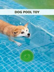 1pc/2pcs/3pcs/4pcs Pet Chew Squeaky Ball Soft TPR Floating Dog Pool Toy, Reduce Anxiety, Fetch Toy, Teeth Cleaning, Interactive Dog Toy, Suitable For Small & Medium Pets, No Battery