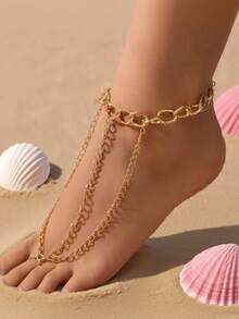 Boho-Stil Fußkettchen Schmuck, geeignet für Tanzaufführungen
