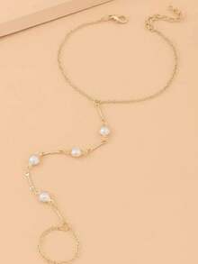 Boho-Stil Fußkettchen Schmuck, geeignet für Tanzaufführungen