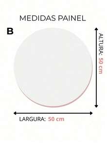 Capa Para Painel Redondo Sublimada – Decoração de Festas Aniversários Temáticos "Bobbie Gods" 1,50m - 50cm