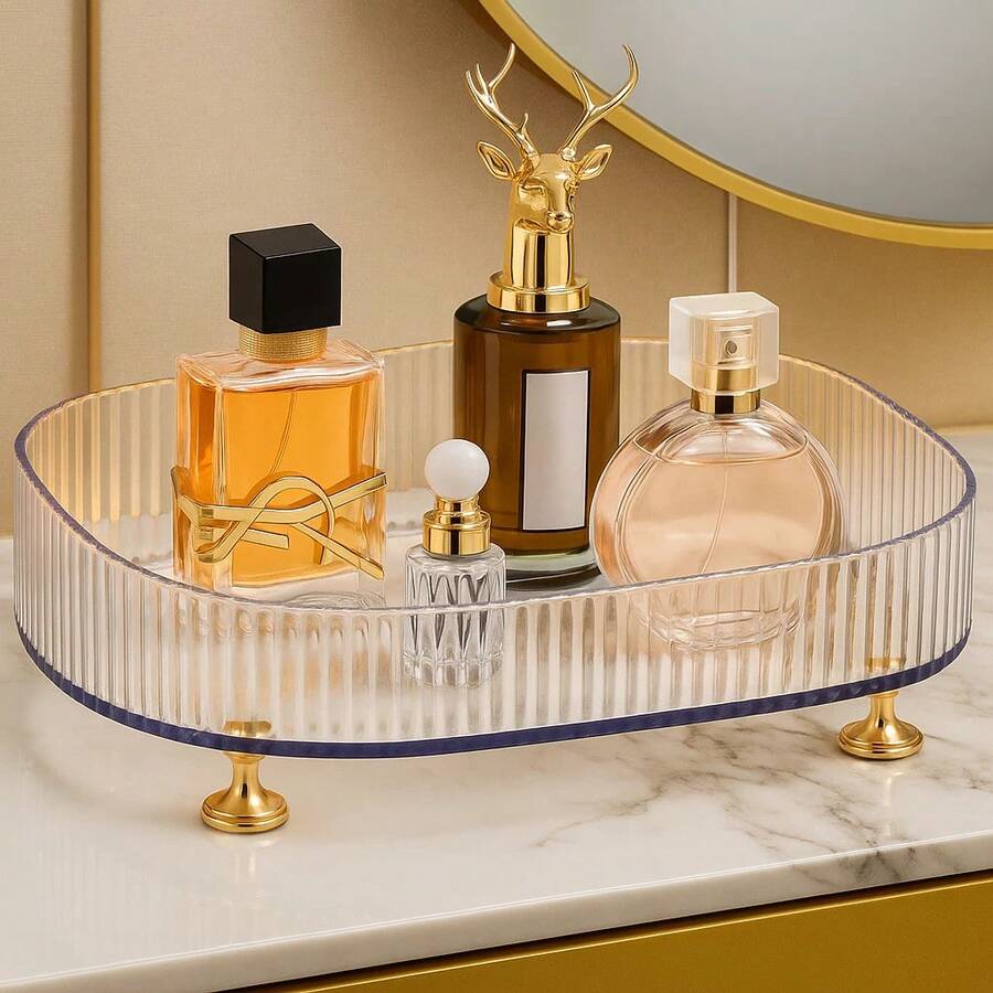 Transparent Acrylic Organizer Box With Feet - 彩色 - 查看 1